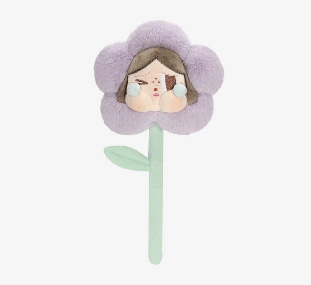 AUTHENTIC Pop Mart CryBaby TARO PURPLE Sad Club Series Plush Flower US